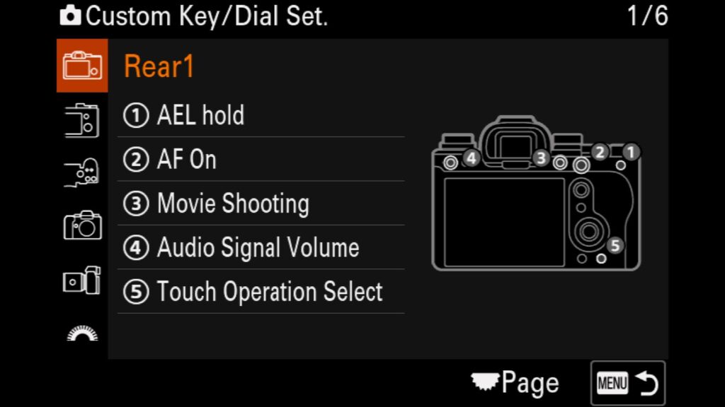 Custom Keys - The three main ways you can customize your a1 II are through the custom buttons/dials, the Fn Menu, or the My Menu option