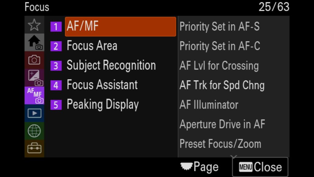 Priority Set for Auto Focus, Release - Allow the camera to take a photo even if the AF system hasn't fully acquired the subject. This mode is required for AF-C if you want to shoot at 30fps, For the Sony a1 II by Colby Brown Photography.