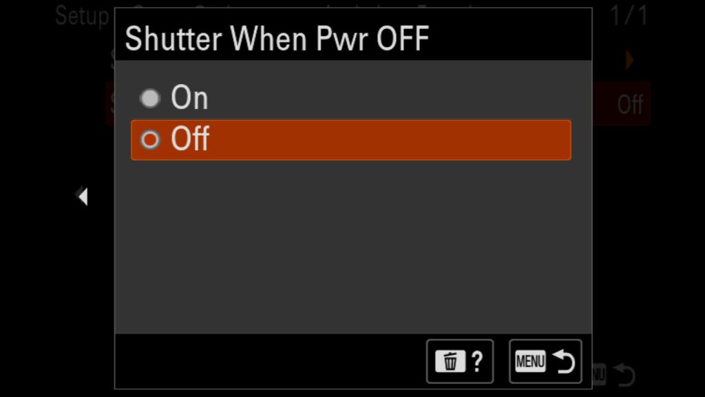 Closing The Shutter When The Camera Is Turned Off, To turn on this setting, navigate to the "Setup" menu and find "13: Setup Option". You will select the "Anti-dust Function" option there before turning on the "Shutter When Pwr OFF" setting, For the Sony a1 II by Colby Brown Photography.