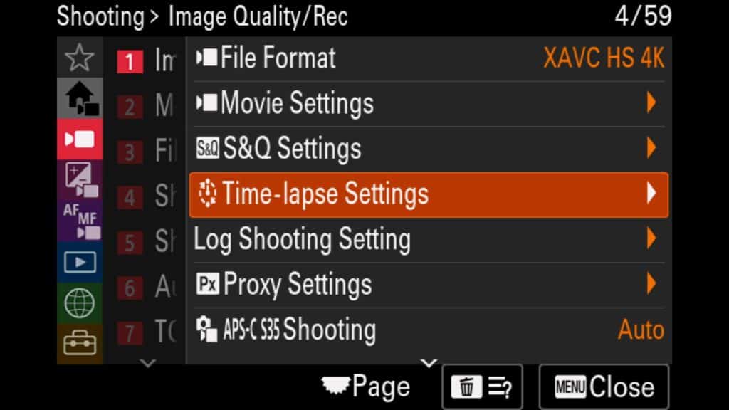 Time-Lapse Video Mode (New to the Sony a1 II) this mode outputs a Timelapse video (but no still photos). by Colby Brown Photography.