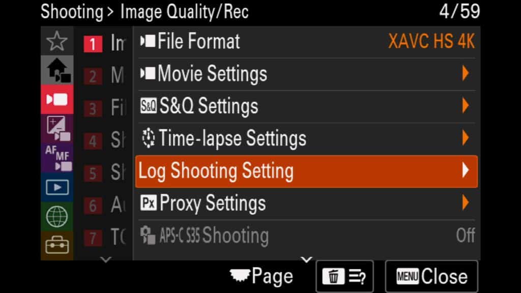 "S-Log," this feature allows you to have a significant amount of leeway when adjusting and enhancing both the dynamic range of your videos and the quality of the colors displayed. For the Sony a1 II by Colby Brown Photography.