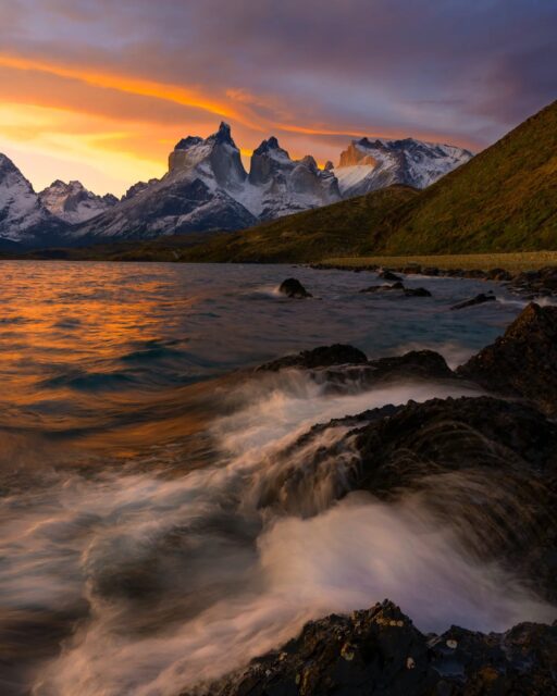 An incredible sunset over Torres del Paine National Park in southern Patagonia. This region of the world can be incredibly challenging weather wise, but when the clouds, rain and the wind part, the final experience can be unbelievable!

Sony a7R V w/ 16+35 f/2.8 GM II
#SonyAmbassador #sonyartisan #sonyalpha